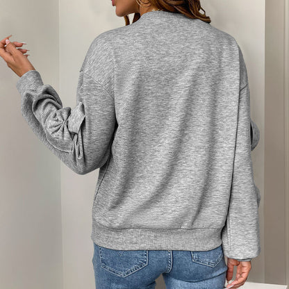 Damen Sweatshirt Lässiger Schnitt Norvielle