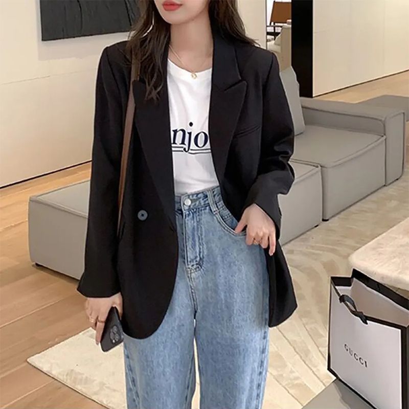 Damen Oversize Blazer Strukturiert Norvielle