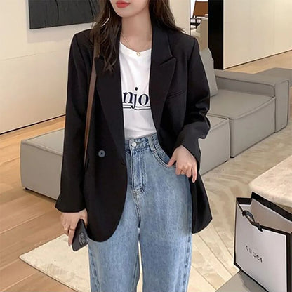Damen Oversize Blazer Strukturiert Norvielle