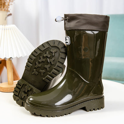 Damen Gummistiefel Verstellbares Schnürsystem Norvielle