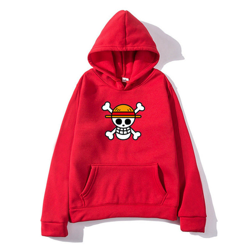 Damen Kapuzenpullover Piratenmotiv Bequem Norvielle