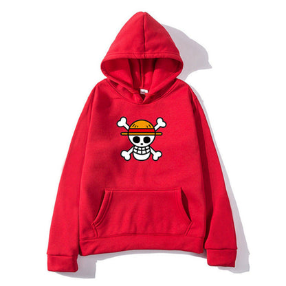 Damen Kapuzenpullover Piratenmotiv Bequem Norvielle
