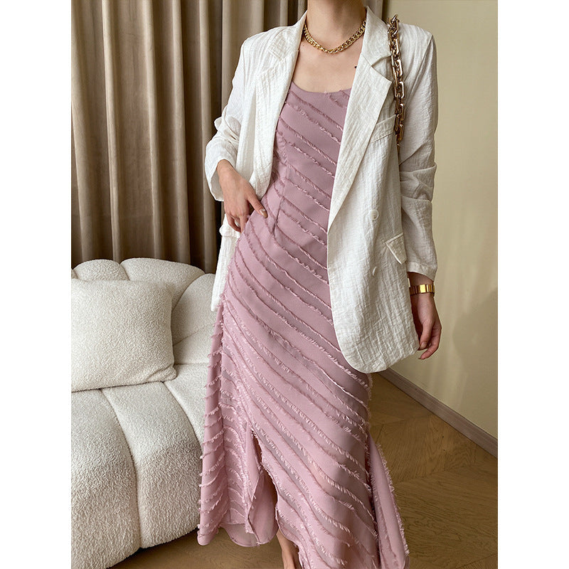 Damen Blazer Strukturiertes Gewebe Norvielle
