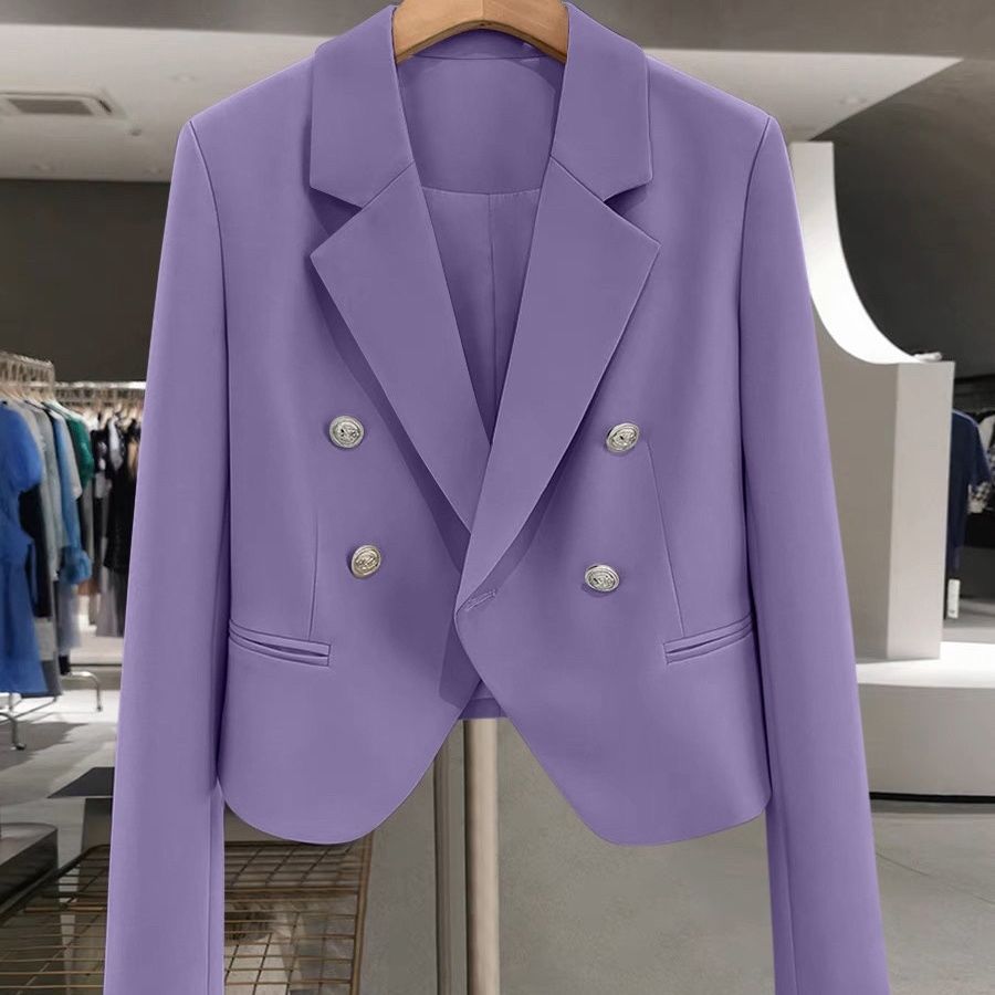 Damen Doppelreiher Blazer Zeitloser Stil