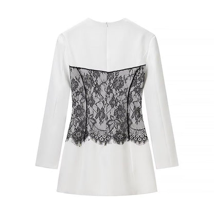 Damen Spitzenkleid Elegantes Design Norvielle