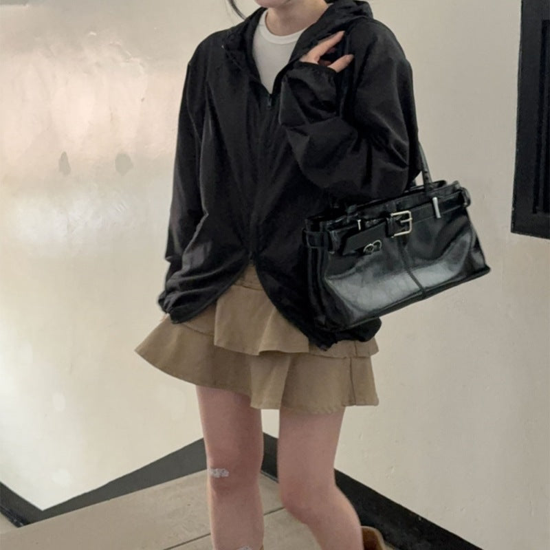 Damen Übergangsjacke Transparent Norvielle