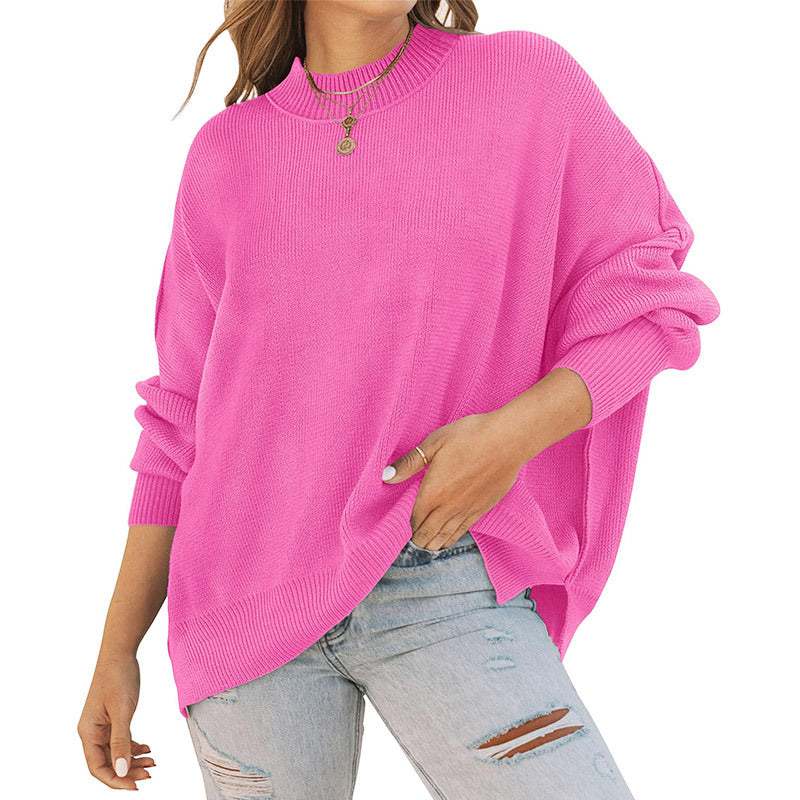 Damen Oversized Pullover Rippenmuster Norvielle