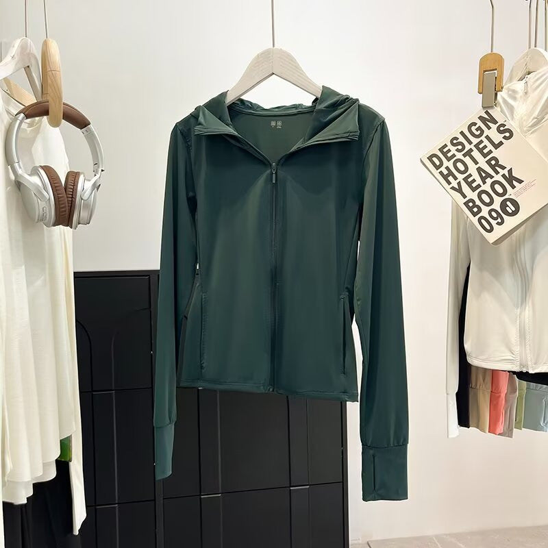 Damen Sportjacke Atmungsaktives Material Norvielle