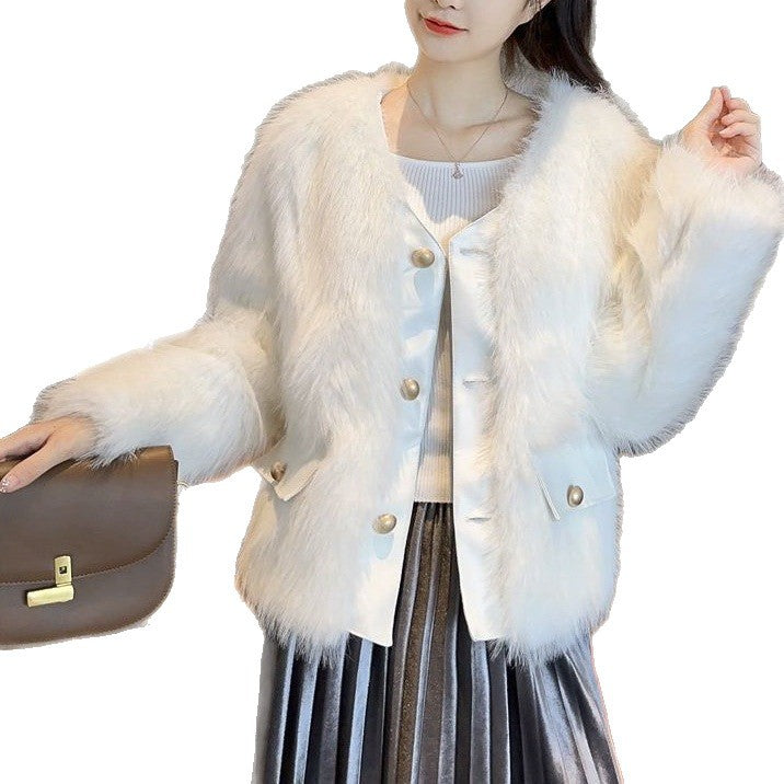 Damen Fuzzy Pelzjacke Norvielle wird zu: Damen Fleecejacke Fuzzy