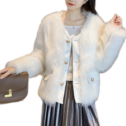 Damen Fuzzy Pelzjacke Norvielle wird zu: Damen Fleecejacke Fuzzy