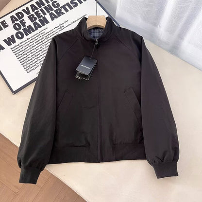 Damen Übergangsjacke modisch mit hohem Kragen und Taschen Norvielle
