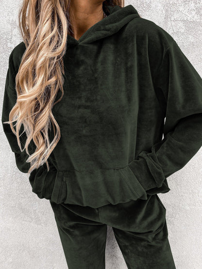 Damen Fleece-Hoodie Kuschelig Lässig Norvielle