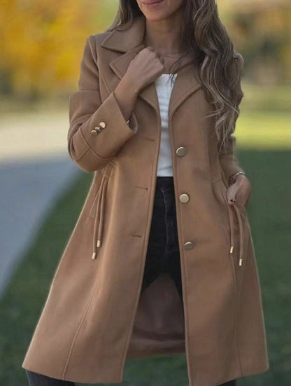 Damen Übergangsjacke Italienischer Schnitt Elegantes Design