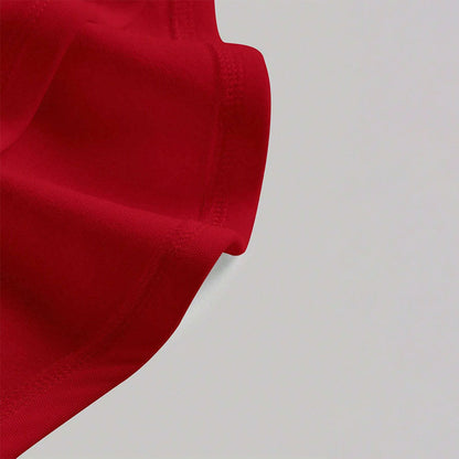 Damen Minikleid Figurbetont Rüschendetails Herzausschnitt