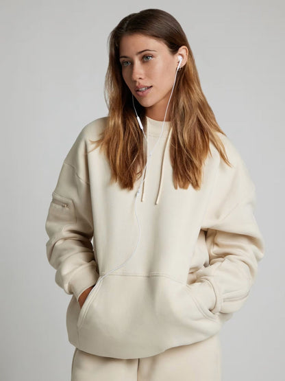 Damen Kuschelhoodie mit Schlafmaske Norvielle