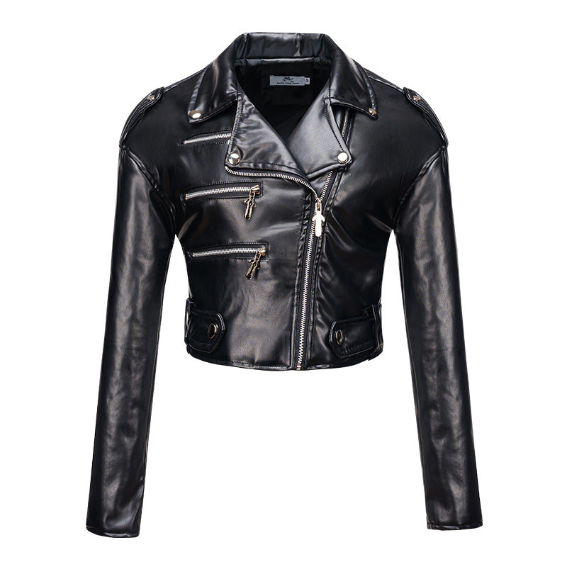 Norvielle Damen Kurzjacke PU