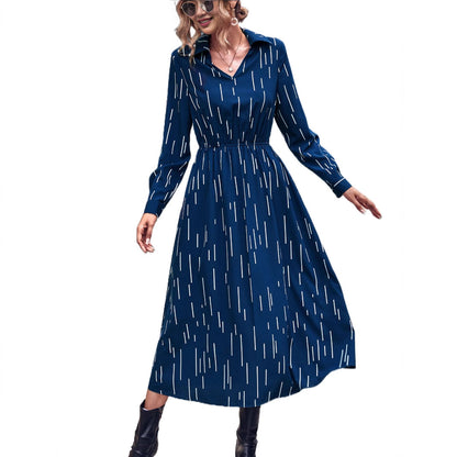Damen Midi-Kleid Elastisch Norvielle