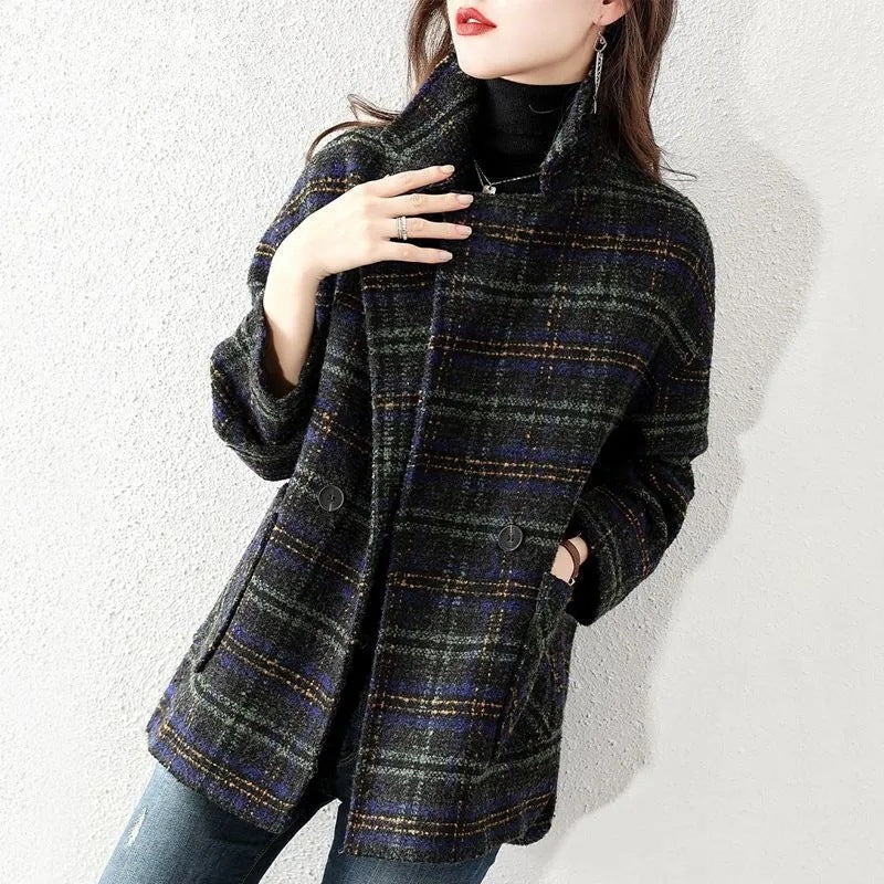 Damen Karojacke Oversized Norvielle