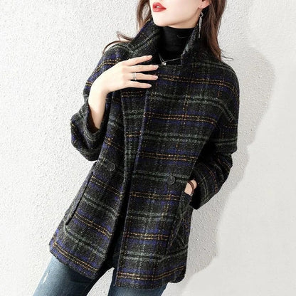 Damen Karojacke Oversized Norvielle