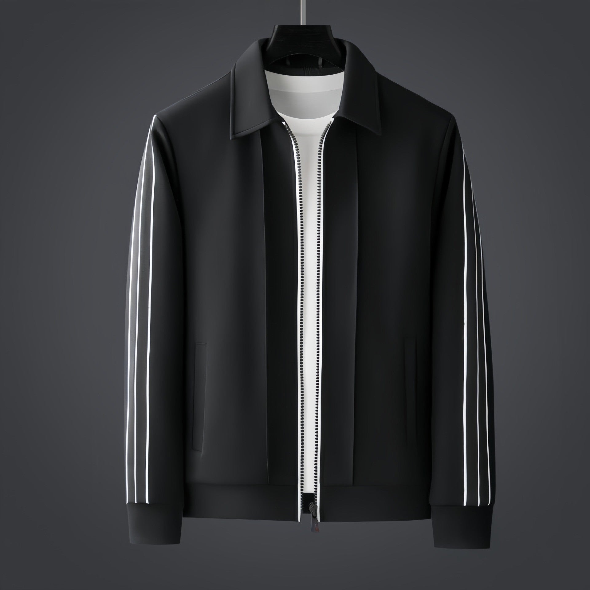 Herren Trainingsanzug Modernes Design Maximalem Komfort Schwarz - Norvielle
