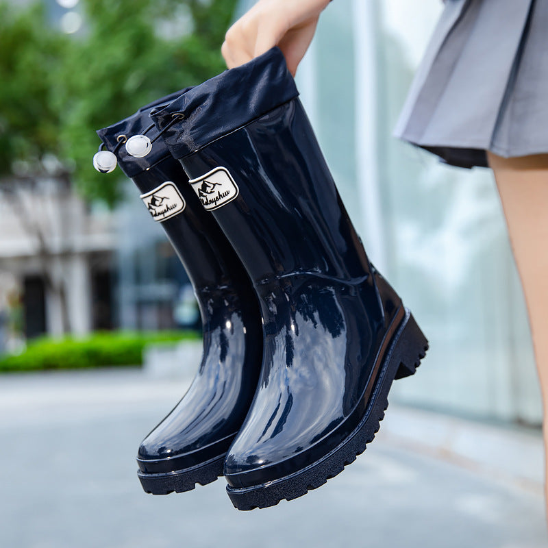 Damen Gummistiefel Verstellbares Schnürsystem Norvielle