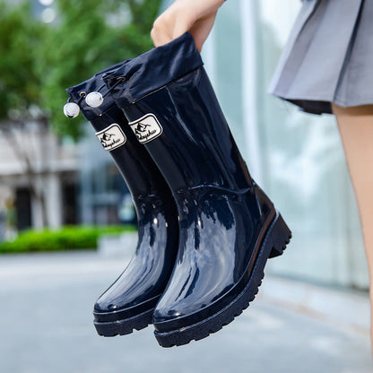 Damen Gummistiefel Verstellbares Schnürsystem Norvielle