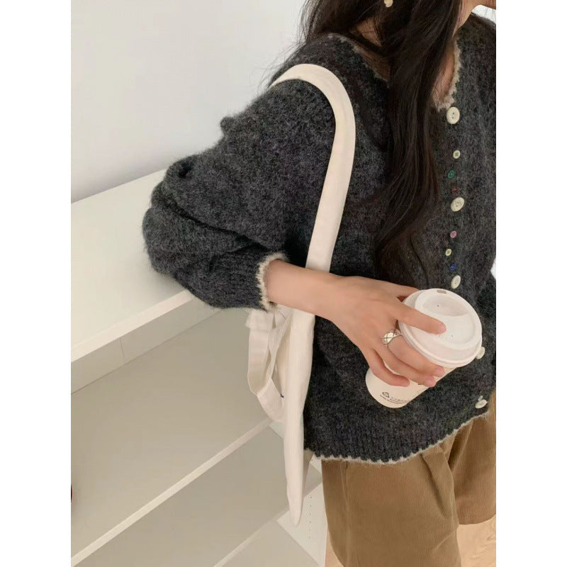 Damen Cardigan Kuschelig Bunt Norvielle