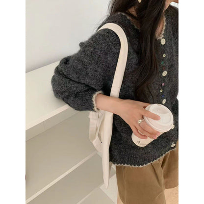 Damen Cardigan Kuschelig Bunt Norvielle