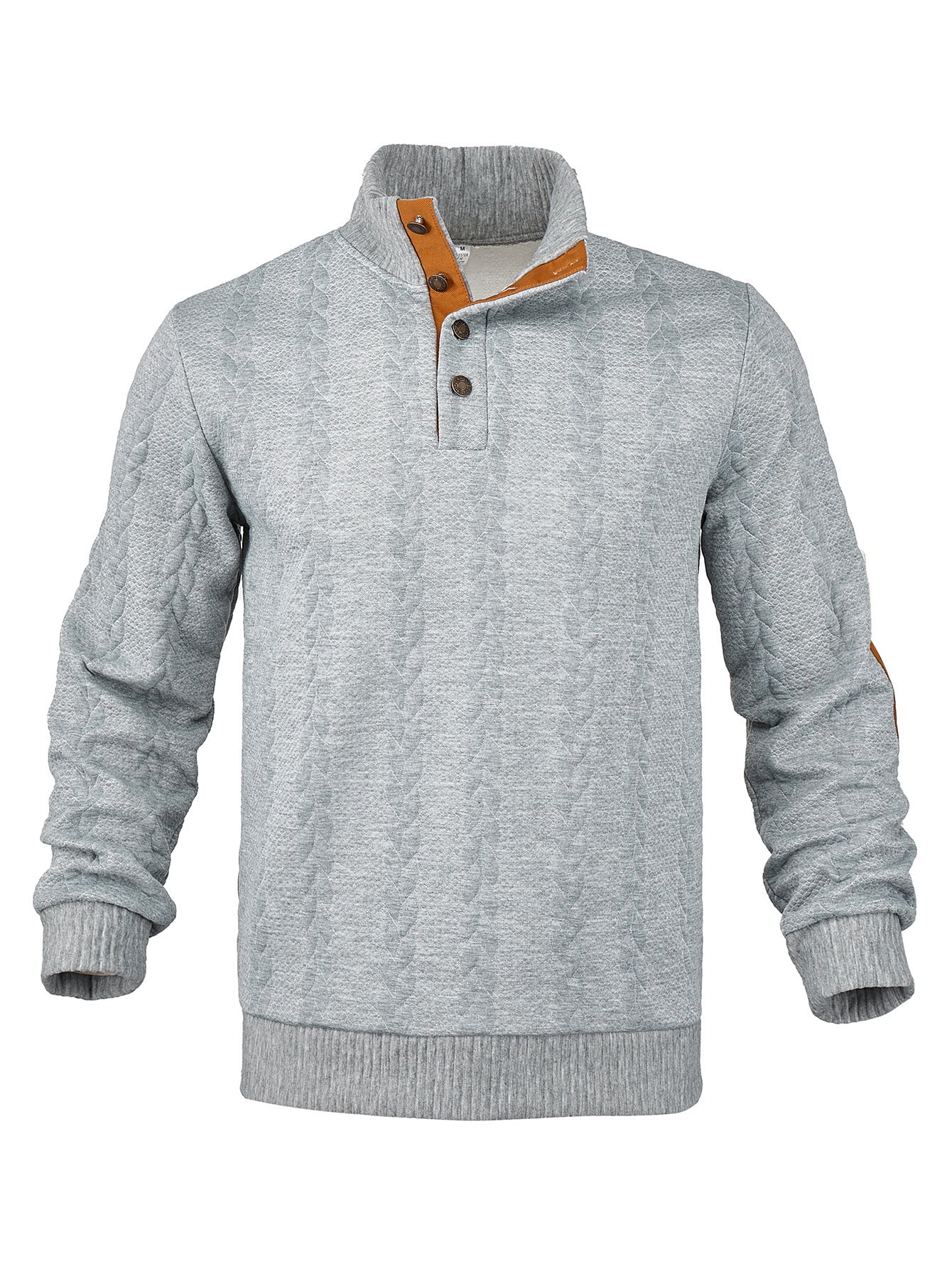 Herren Strickpullover Hochkragen Muster
