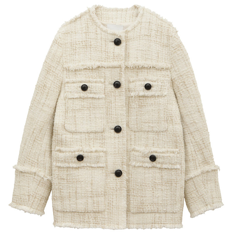Damen modische Texturierte Jacke Norvielle