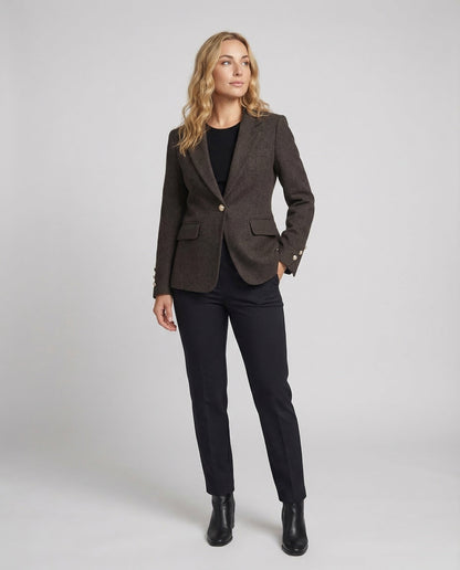 Damen Blazer Langärmelig Elegant