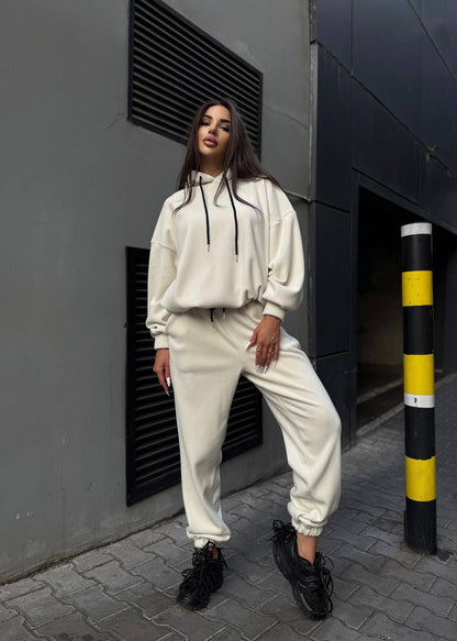 Damen Oversized Freizeitset Norvielle Komfort