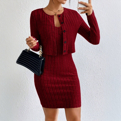 Damen Strickkleid mit Bolero Norvielle - Norvielle