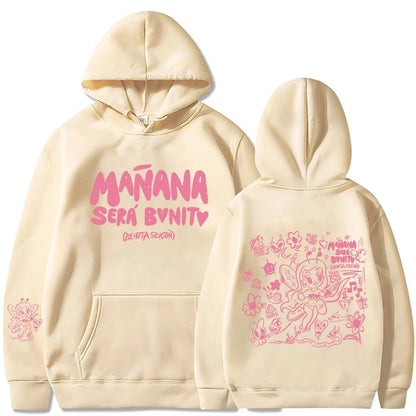 Damen Hoodie Kreativer Druck Kängurutasche