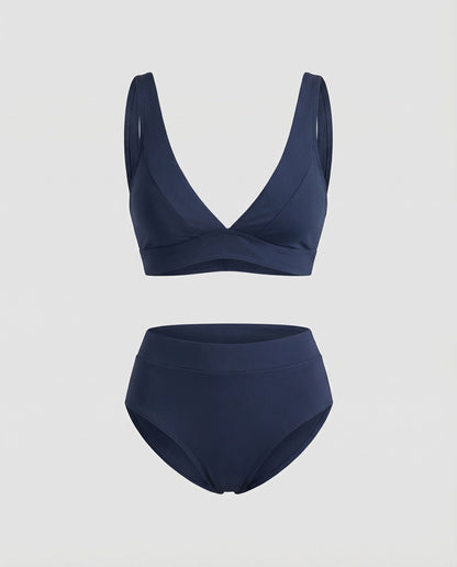 Damen Bikini V-Ausschnitt Push-up-Körbchen - Norvielle