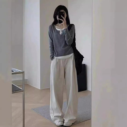 Damen Feinstrickpullover V-Ausschnitt Raglanärmel Norvielle