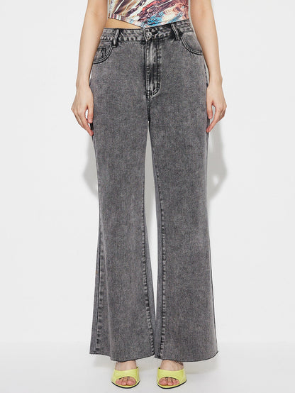 Damen Highwaist Flared Jeans Norvielle