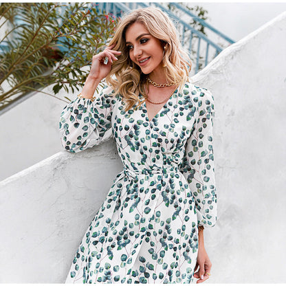 Damen Maxikleid Florales Muster Norvielle