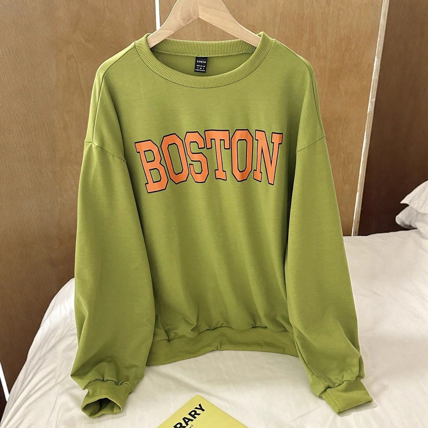 Damen Sweatshirt Lässig Mit Auffälligem Schriftzug Norvielle - Norvielle