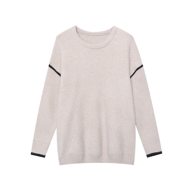 Damen Pullover Strukturiert Modern Norvielle