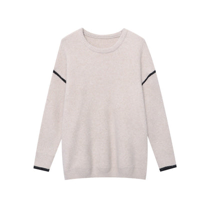 Damen Pullover Strukturiert Modern Norvielle