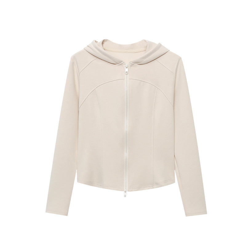 Damen Kapuzenjacke Sportlich Praktische Taschen Norvielle
