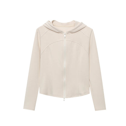 Damen Kapuzenjacke Sportlich Praktische Taschen Norvielle