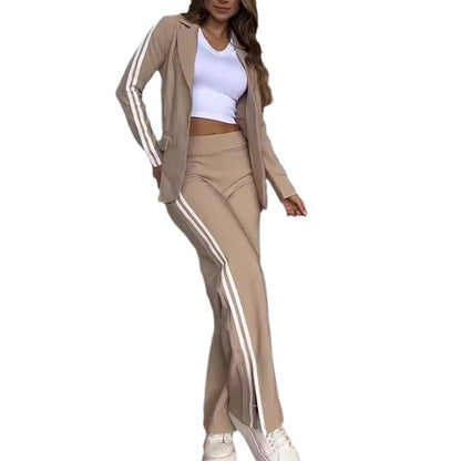 Damen Anzug-Set Elastischer Bund Sportlich