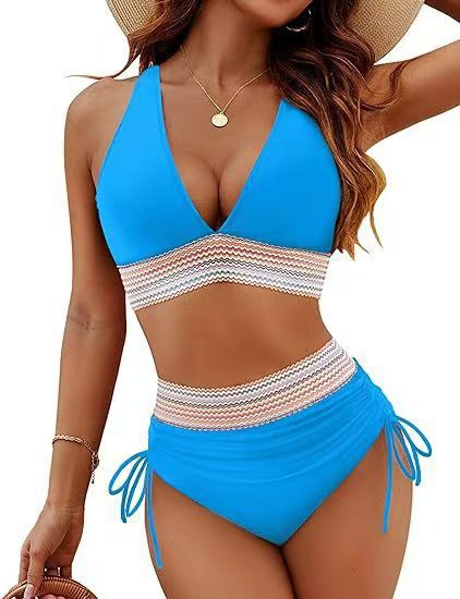 Damen Hochtaillien-Bikini Modisch