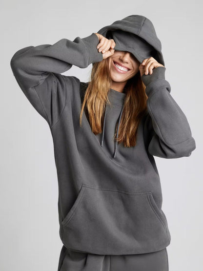 Damen Kuschelhoodie mit Schlafmaske Norvielle