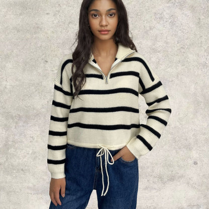 Damen Strickpullover Tailliert Norvielle