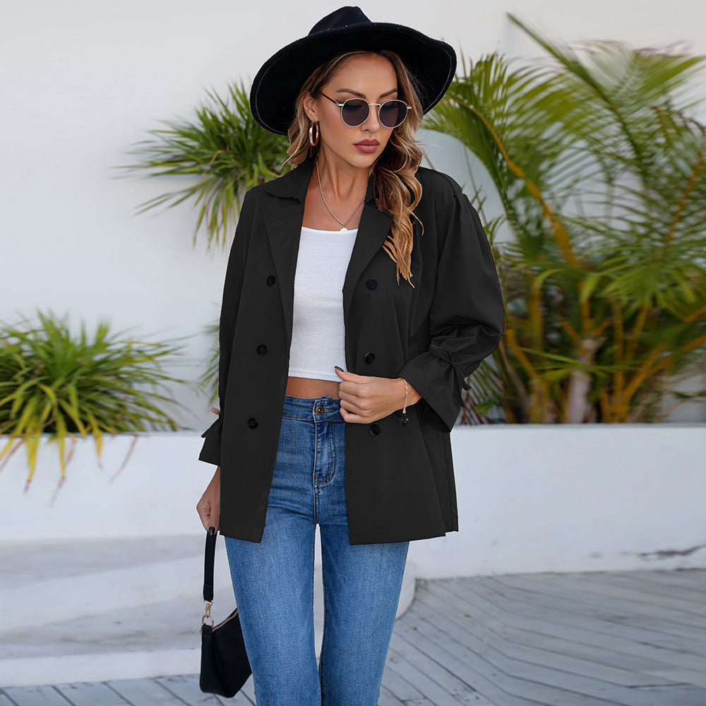 Damen Utility-Jacke mit Knöpfen Norvielle