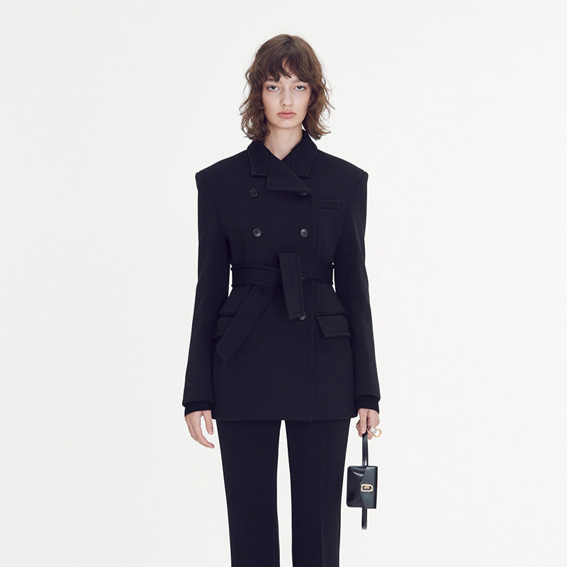 Damen Blazer Doppelter Knopf Norvielle