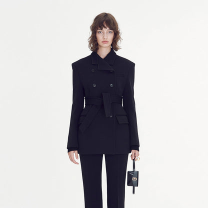 Damen Blazer Doppelter Knopf Norvielle